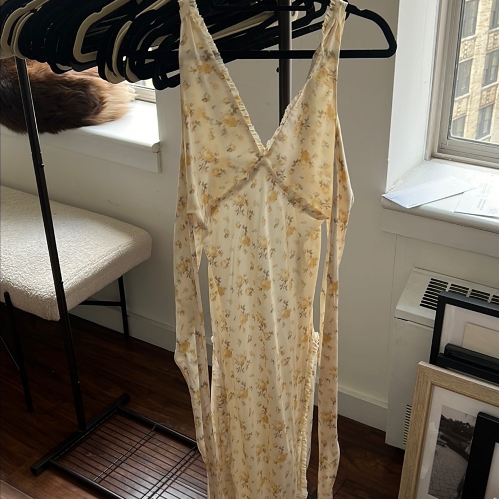 Loveshackfancy silk maxi